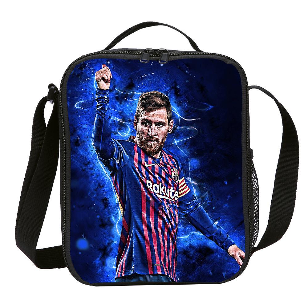 International Players Lunch Bag Meal Bag Elementary School Picnic Ice Bag Satchel Shoulder Bag