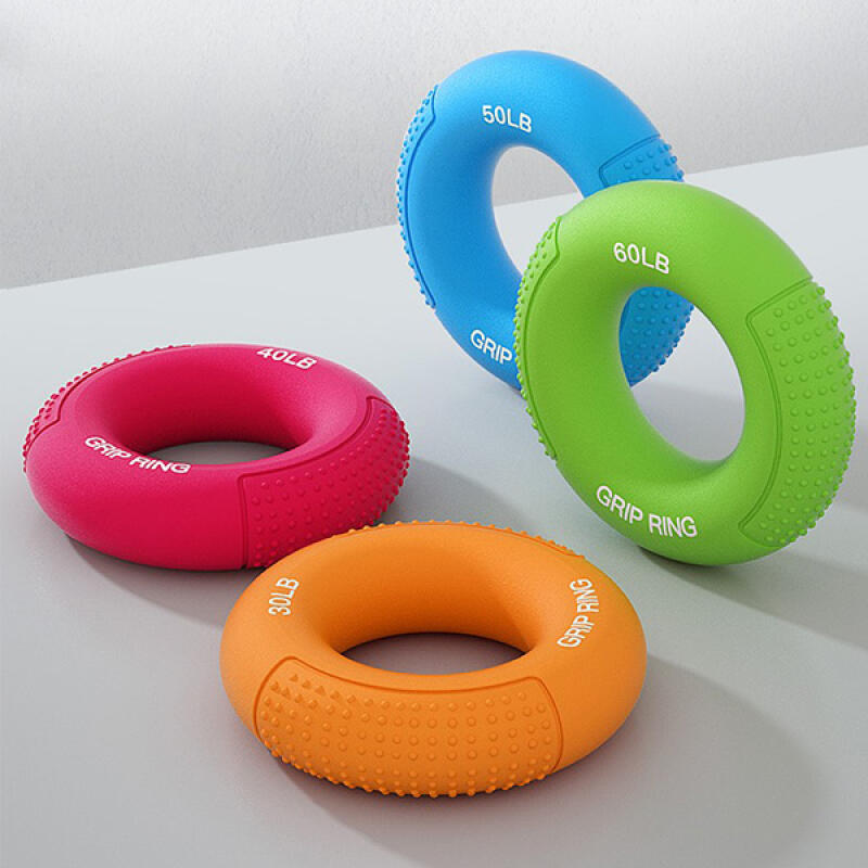 HICKIES Stretching Hand Exercise Strength Silent Donut Ring Grip Exerciser