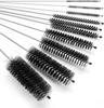 Bottle Cleaning Brushes, 8 Inch Nylon Tube Brush Set, Cleaner for Narrow Neck Bottles Cups with Hook, Set of 10pcs