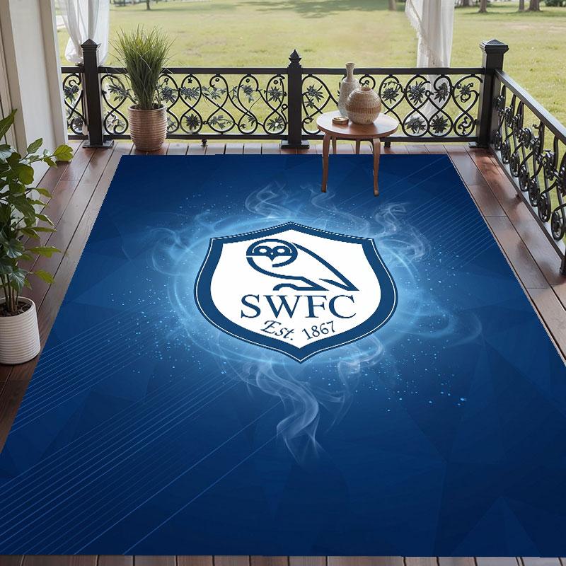 Soft Floor Carpet Sheffield Wednesday Pattern Area Rug Decorative Mat For Home Room Decoration