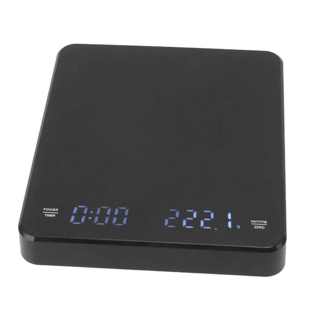 Coffee Scale USB Charging Auto Zero Clearing High Accuracy LED Digital Display Hand Brewed Coffee Scale with Timer