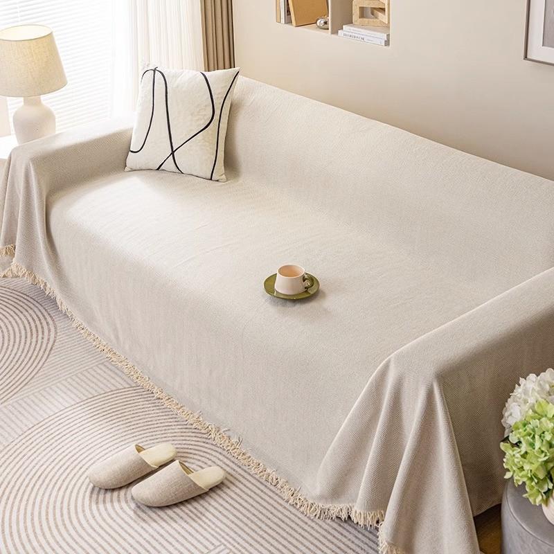 Chenille Fischgrätenmuster Sofa Handtuchbezug Stoff Rutschfestes Sofakissen Vier Jahreszeiten Universal Hoher Anspruch Vollständig bedeckt Universeller Bezug Überwurfdecke