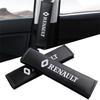 1/2PC Car Safety Belt Pad Adjustable Seat Belt Cover Shoulder Strap Mat for Renault Kwid Clio Megane DACIA Fluence Scenic Duster FF8