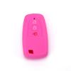 Silicone Car Key Cover Case For Ford Ranger Fusion Mustang Explorer Ecosport Edge S-Max Ranger Remote Car Key Holder 3Buttons