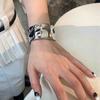 Solid Color Metal Bracelet Jewelry Accessories Irregular Wrist Cuff New Chunky Bangle Bracelet