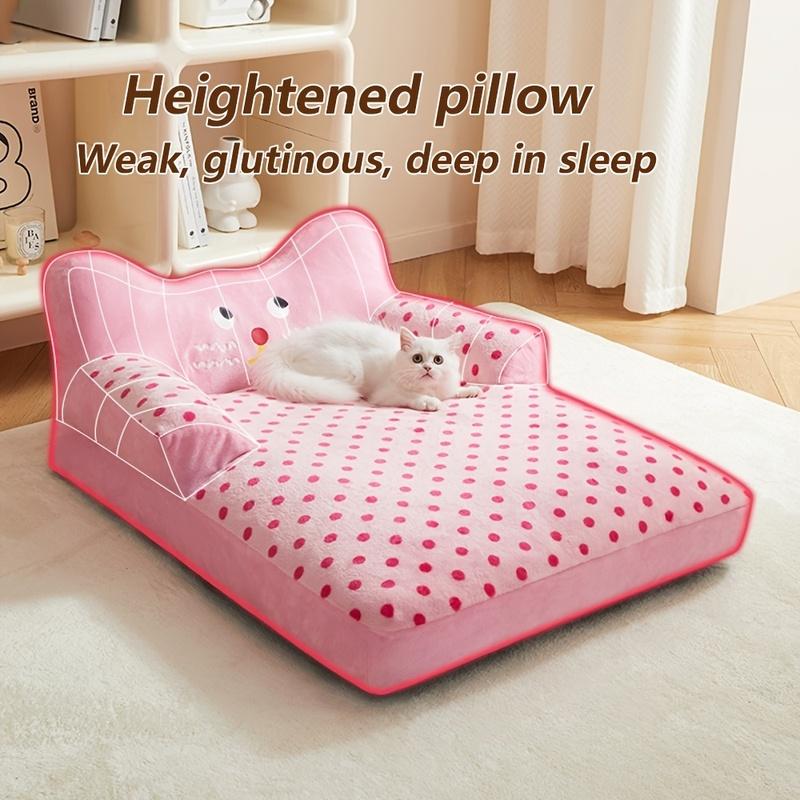 Autumn Winter Warm Dog Bed anti-slip Large Space Removable and Washable Dog Sofa Beds Comfortable Soft Pet Supplies Products
