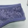 Women Low‑Rise Floral Lace Thong T‑back Panties Thin Side Strap Pearl Pendant Decor Hollow‑out Sheer Sexy Ladies Lingerie Underwear