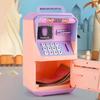 Kids Piggy Bank Portable Handle Built-in Music Digital Password Simulation Face Recognition Save