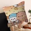 Anime Cute Dudu Bubu Pillow Cushion Cover Pillowcase Living Room Sofa Home Decor