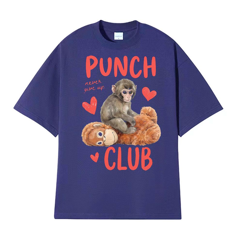 Punch Club Viral Baby Monkey T Shirt Men Women Clothing Summer Vintage Classic ONeck Tshirts Streetwear Short Sleeve Tee Shirt