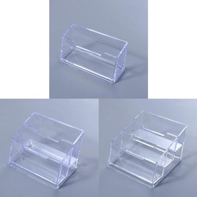 Acrylic Storage Rack Name Card Rack Business Card Container Cards Display Stand Card Display Shelf