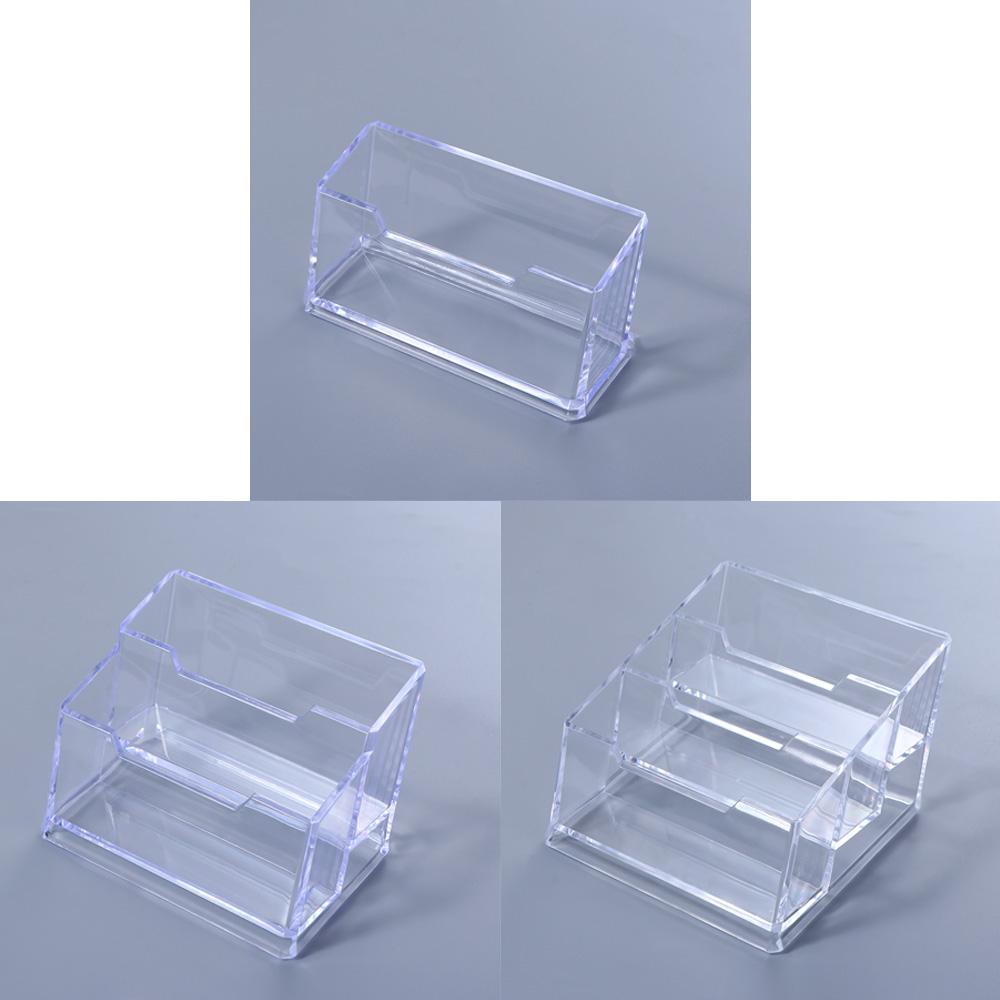 Table Organizer Cards Display Stand Name Card Rack Business Card Container Card Display Shelf