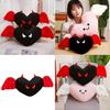 Adorable Plush Car Neck Pillow And Waist Support Cushion In Cute Angel And Devil Designs