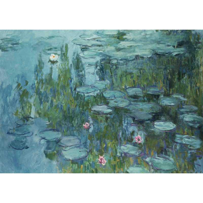 Monet Oil Painting Art Poster – Decorative Framed Wall Art in Kraft Paper Yellow Kraft Paper (No Glue) 30X42 cm