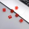 Original Height Keycaps Matte Frosteds Texture NonEngraved Transparents Keycaps Mechanical Keyboards Replacement Parts