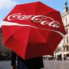 Coca Regenschirm Faltschirm, Automatikschirm 8-Rippen für Reisen, Camping Gebrauch Geschenk für Halloween Weihnachten