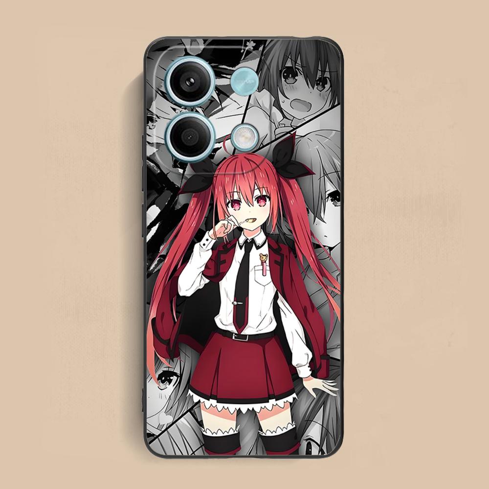Date a Live Kotori Itsuka Matte TPU Mobile Phone Case for Xiaomi Redmi Note 14 13 12 11 S Pro Plus 4G 5G Colorful Printing Cover