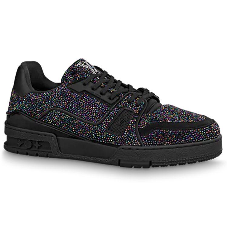 Louis Vuitton LV Trainer Black Crystals 1A815H