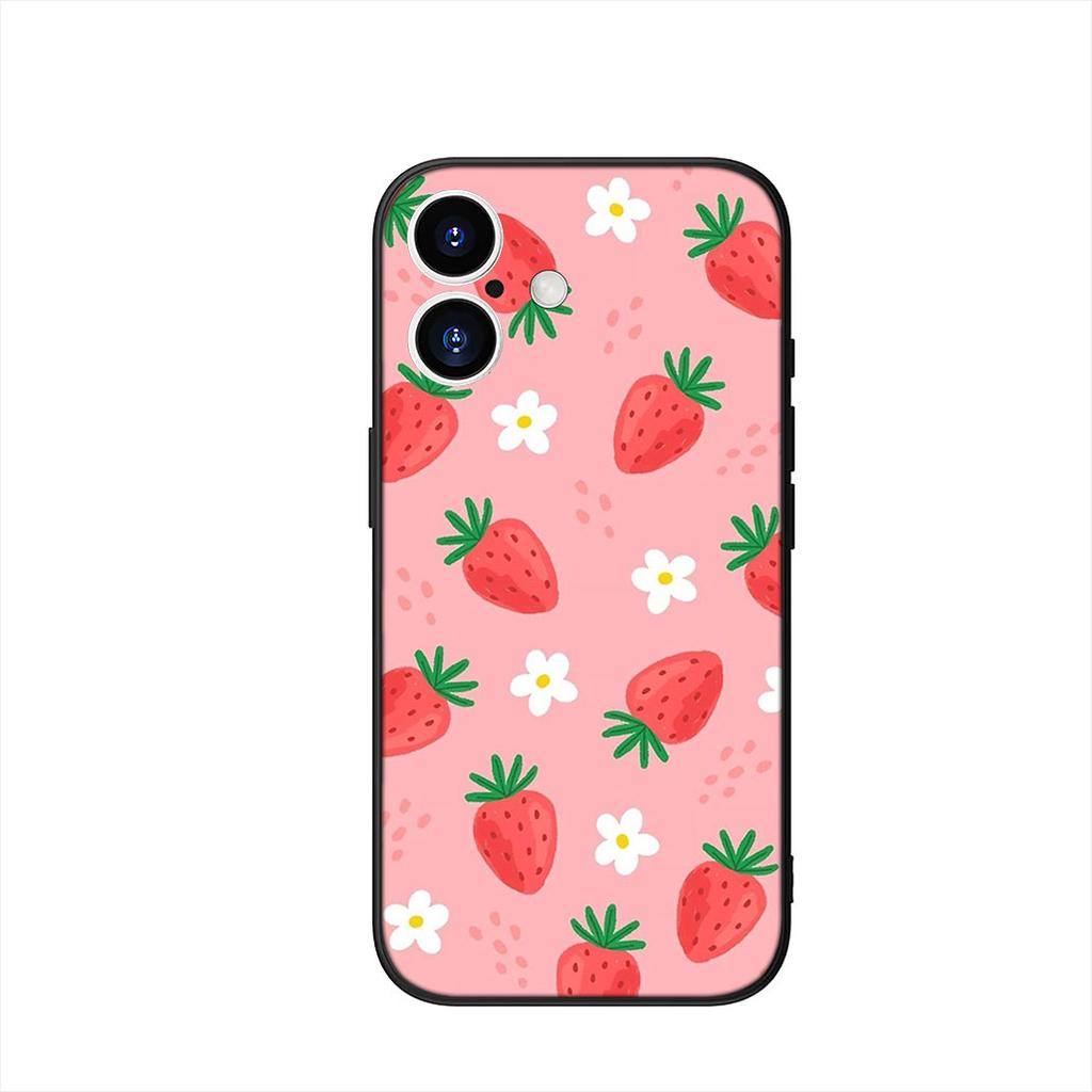 Cherry Strawberry Fruit Phone Cover Case for Xiaomi Redmi Note 14 12 13 ProPlus A3 Pro Plus 12C 13C 14C 5G 4G Casing