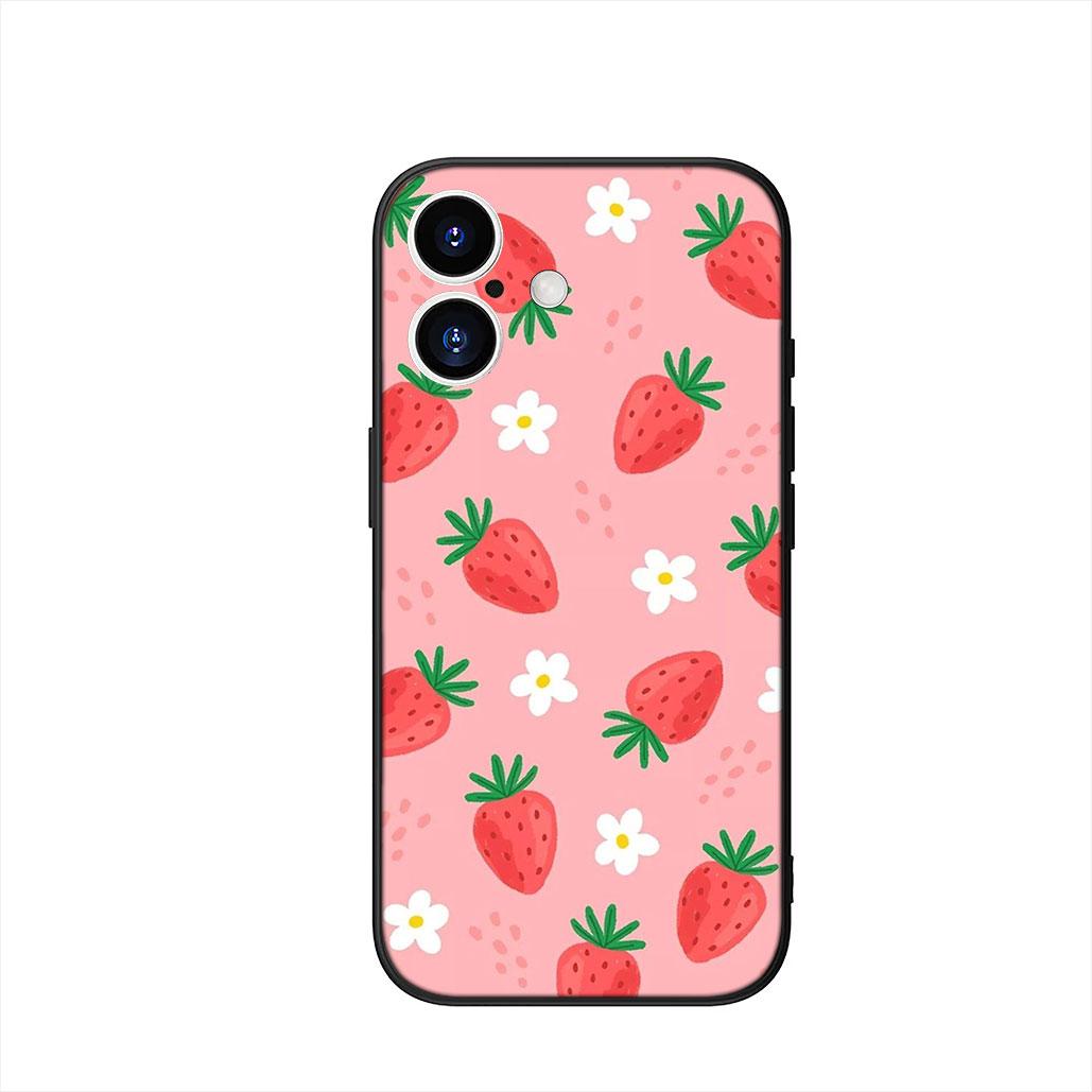 

Чехол для телефона с вишней и клубникой для OPPO A18 A16 A17 A38 A54 A40 A60 A80 A78 A79 A57 A55 A96 A15 A12 OPPO A40M