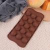 15 Grids Mini Poop Chocolate Mold Funny Candle Mold Decorative Soap Mold  Cake