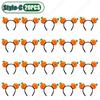 1-20PCS Halloween Funny Hair Bands Cos Pumpkin Headband Headwear Girl Prank Hair Clip Cute Elf Hair Clip Decoration