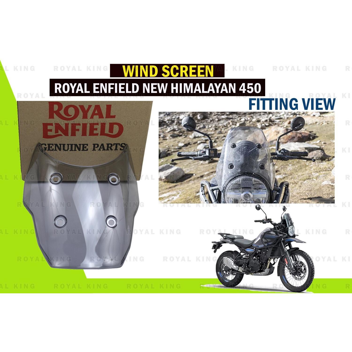 Royal Enfield Clear Wind Screen For