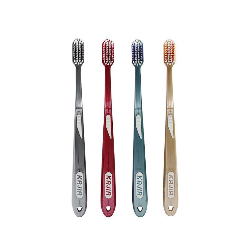 

Двойная упаковка мягкой зубной щетки для мужчин и женщин - нелиняющая зубная щетка для взрослых Single pack