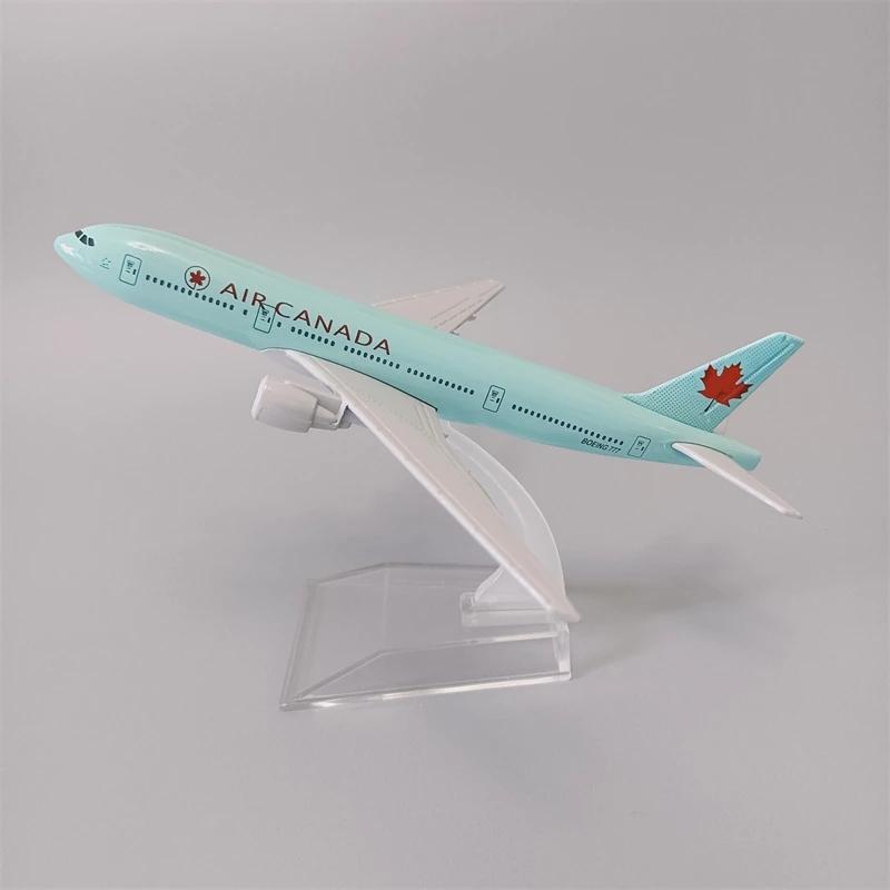 Air Canada Boeing 777 Plane Model 1:400 Alloy Metal 16cm Model Airplane Souvenir Model Aircraft Collection