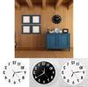 Horloge murale anti-acrylique inversée avec affichage LED pour la décoration du salon