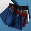 Men's Breathable Boxer Briefs - Solid Color, Youth Style, Gun-Type Separation