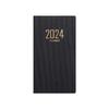 2024 Plan Book A6 English Agenda Book Leather Day Planner Notebook 365 Days Time Management Notepad