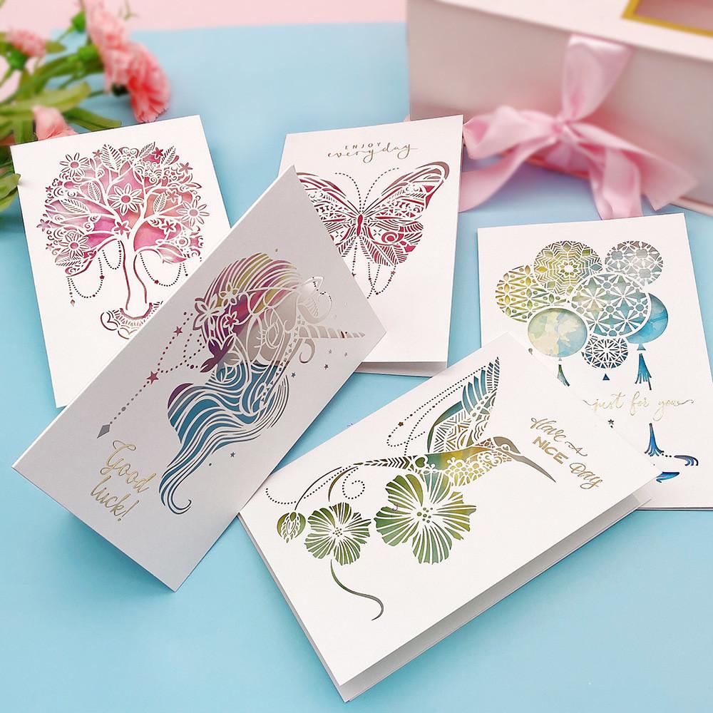 Mothers Day 3d Paper Card With Handmade Thank You Design For Celebrations