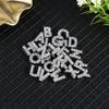26Pcs Cartoon Letter Nail Art Charm Rhinestone English Letter Diy Nail Decoration Fashion Diy Manicure Decorations Accessories