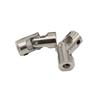 1Pc Universal Rotatable Shaft Coupler Connector, Alloy U-Joint Adapter, Metal Connection Link for Mechanical Parts