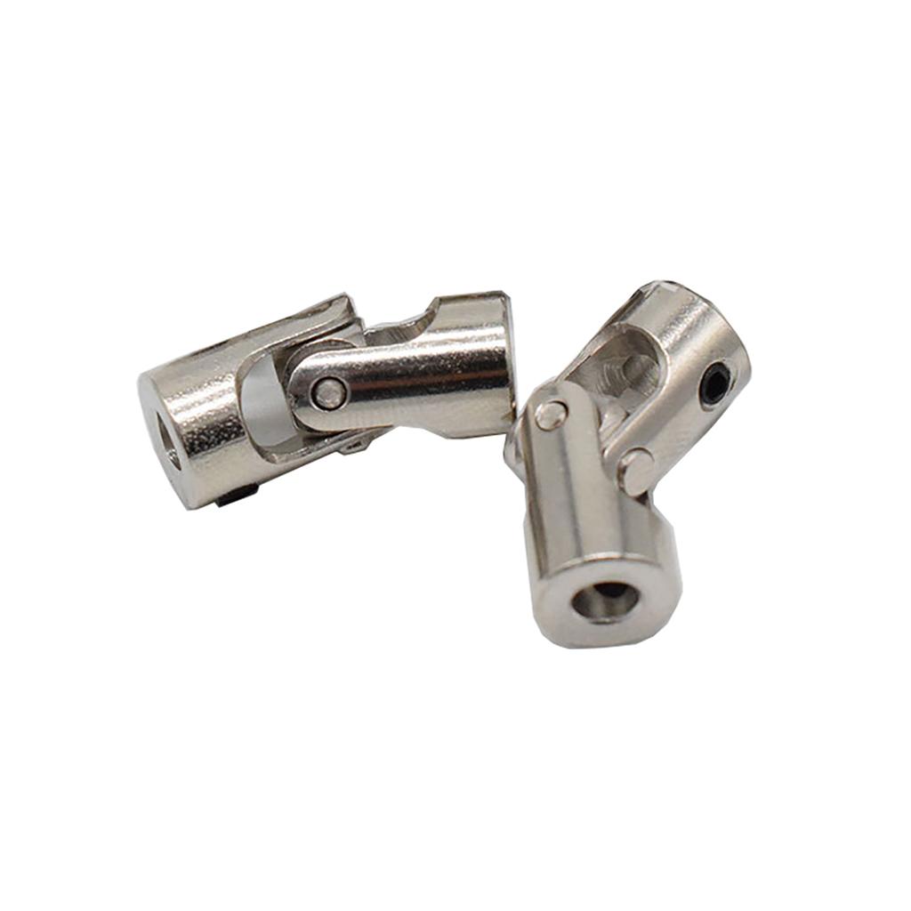 1Pc Universal Rotatable Shaft Coupler Connector, Alloy U-Joint Adapter, Metal Connection Link for Mechanical Parts