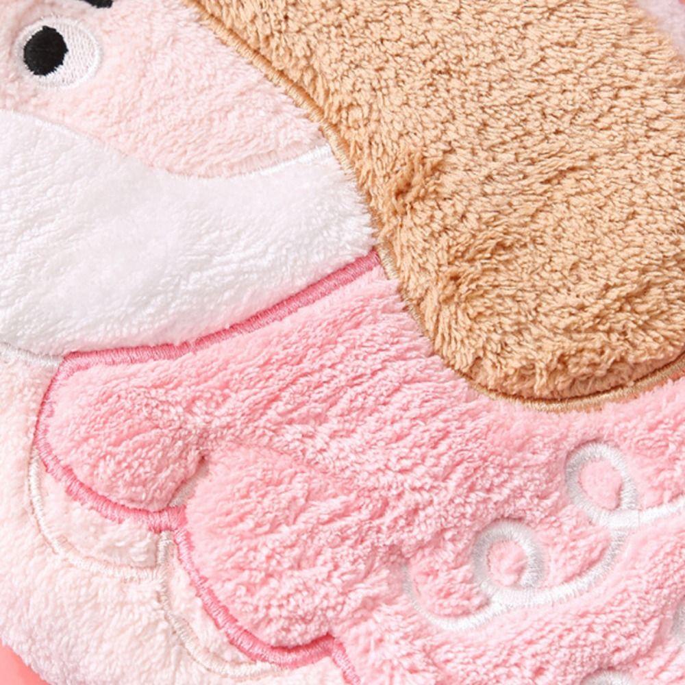 Thicker Cleaning Towel Quick Drying Dishcloths Creative Dachshund Shaped Hand Towel  Bathroom