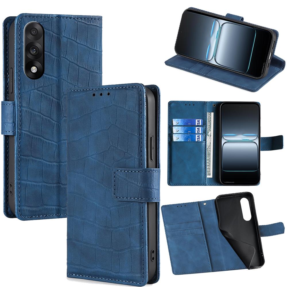 For OnePlus Ace 5 Ultra 5G Case Crocodile Texture PU Leather Phone Cover