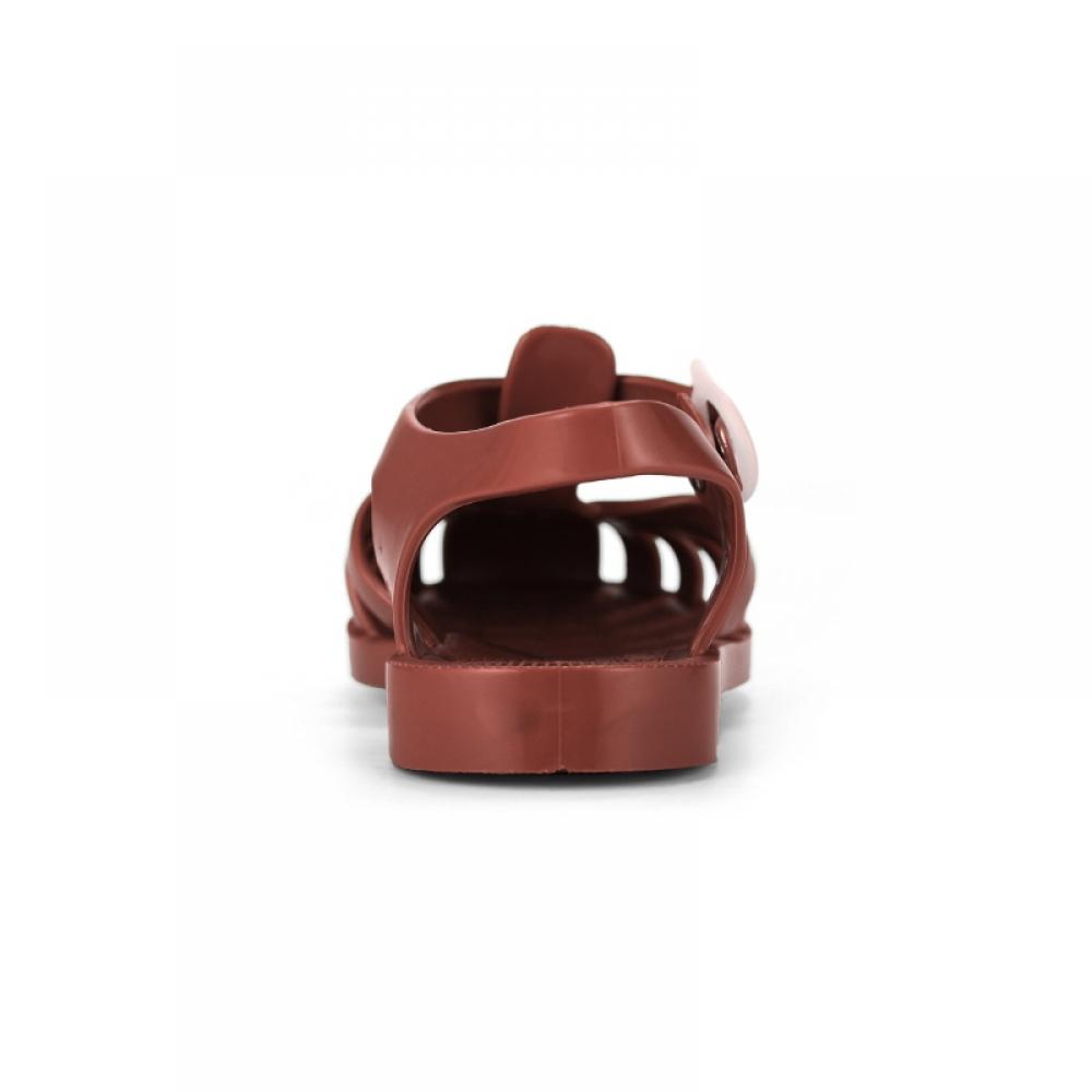 Meduse Sun 201 Terracotta Marrone Terracotta Bambini Bambini Sandali Scarpe Gelatina