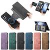 Flip Leather Magnetic Wallet Case for Samsung Galaxy Z Fold 7 6 5 4 3 Fold7 Fold6 Fold5 Fold4 Magsafe Magnetic Protection Cover
