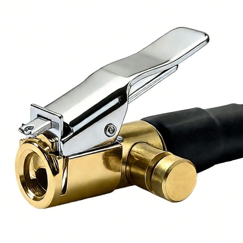 Car Tire Inflator Hose Inflatable Air Pumps Extension Tube Adapter Twist Tyre Connection Locking Air Chuck