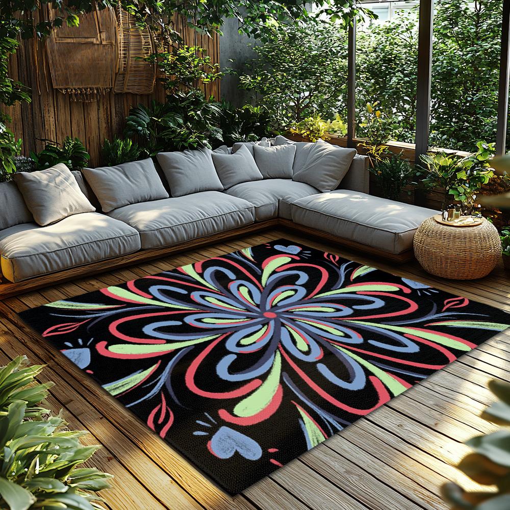 Cozy Non-Slip Doormat Indoor Outdoor Washable Rugs Home Decor Floor Mats Entrance Welcome Mat Modern Abstract Pattern Design Are