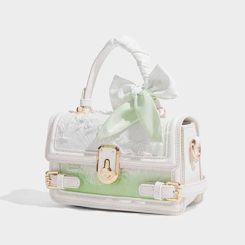 Dropshipping Sommer High-End Handtasche 2025 Neu Nische Bestickt Pendeln Schulter Crossbody Kleine Quadratische Tasche