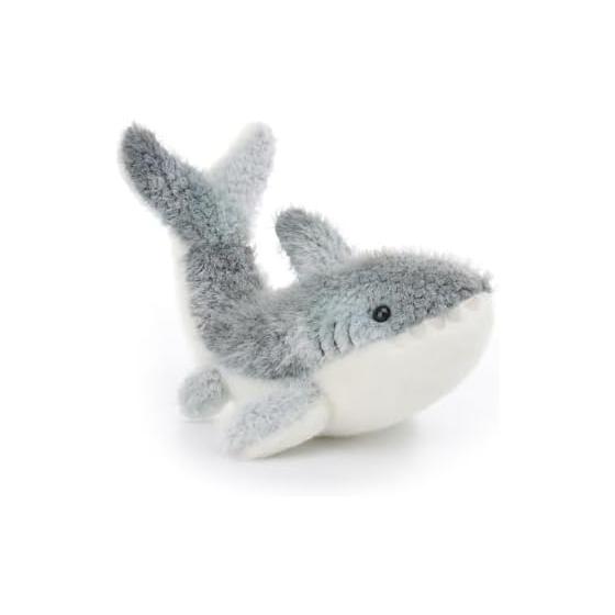 Apricot Lamb Deep Sea Shark Plush Toy, Soft and Cute, Fluffy Deep Sea Shark, 19cm