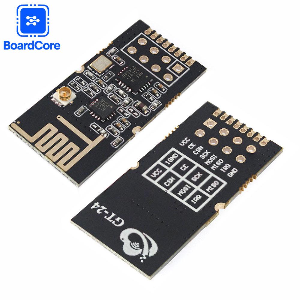 GT-24 Wireless Module Data Transmission Wireless Receiving + Transmitting Module 2.4G NRF24L01+PA+LNA 1100 Meters Long Distance