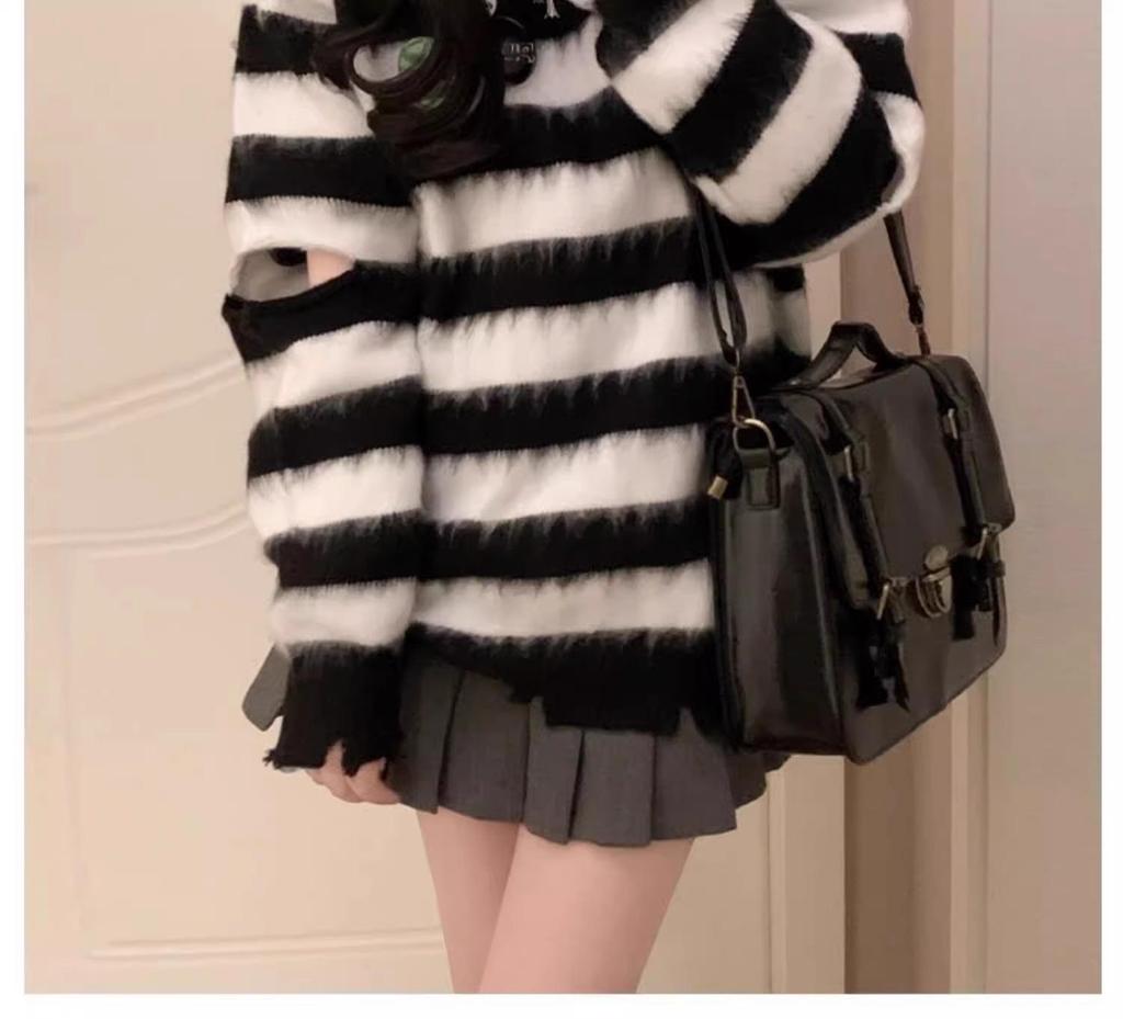 Meillard Women's High Waist Wool Blend Midi Skirt: Spring, Autumn, Winter A-Line, Slimming, Petite, Anti-Exposure, Pleated.