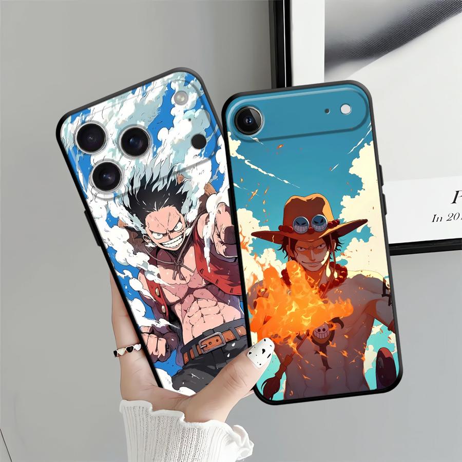 Ones Pieces Luffy Funda Phone Cover Case for iPhone 17 16 Pro Max 14 11 X XS XR 12 17Air 13 Mini SE 15 Plus 7 8