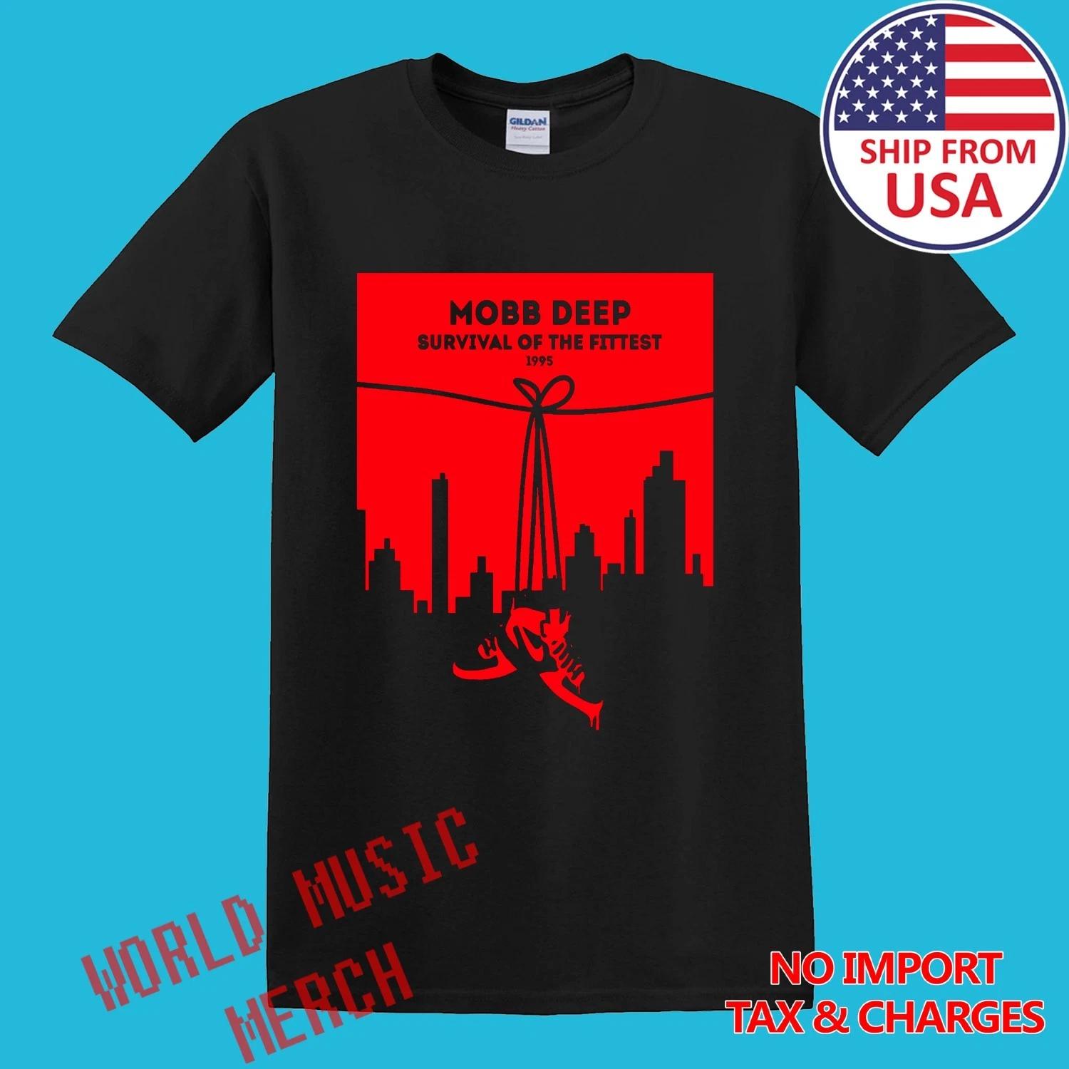 Mobb Deep Survival Of The Fittest Men s Black Size S-5XL S