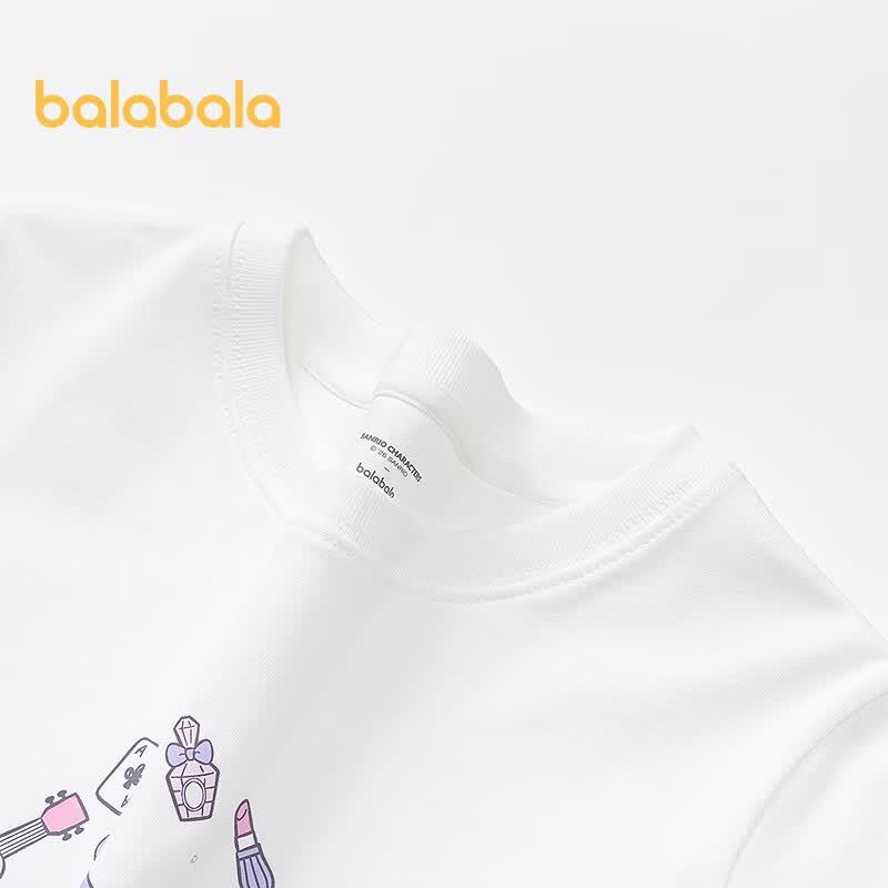 Balabala Girls' Sanrio Long-Sleeve T-Shirt