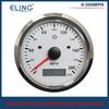 ELING 85mm GPS Speedometer 0-125MPH 0-160MPH 0-200MPH Odometer Left Right High Beam with Red Yellow Backlight for Auto Truck RV